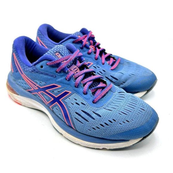 ASICS Shoes - Asics Gel Cumulus 20 Blue Orange Running Shoes Lace Up Women's Size 6.5 B